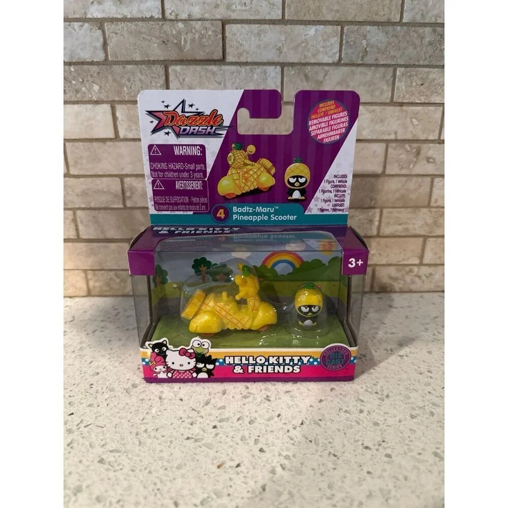 Hello Kitty & Friends Badtz Maru Pineapple Scooter nib #115